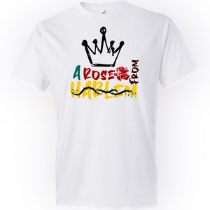 A Rose from Harlem Tee to match the Teyanna Taylor Air Jordan 1’s. Unisex